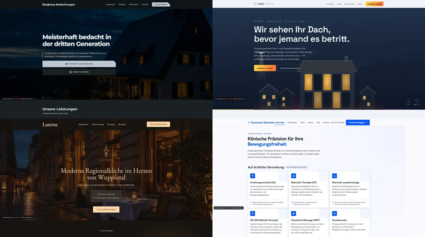 Voxluma Portfolio — Webdesign